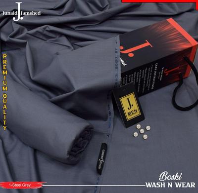 Men’s Unstitched Wash And Wear Plain Suit