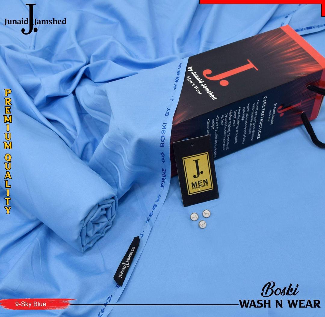 Men’s Unstitched Wash And Wear Plain Suit