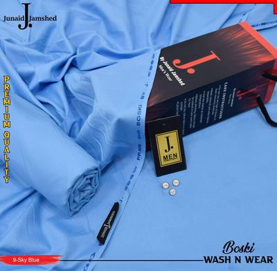 Men’s Unstitched Wash And Wear Plain Suit