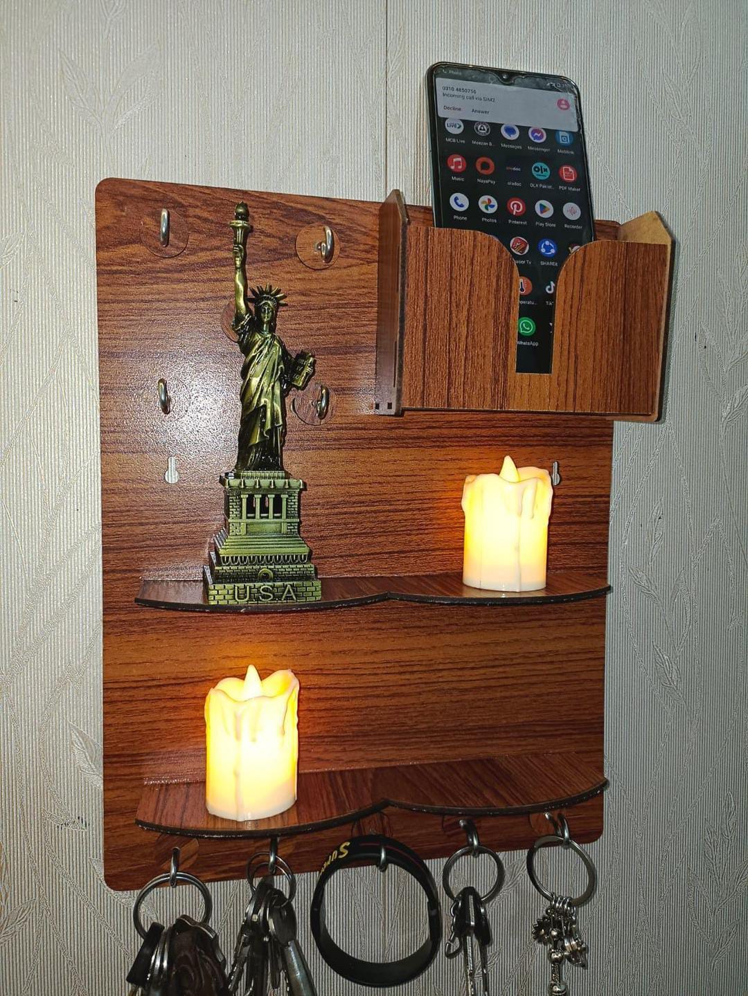 Wooden Keys and Mobile Holde