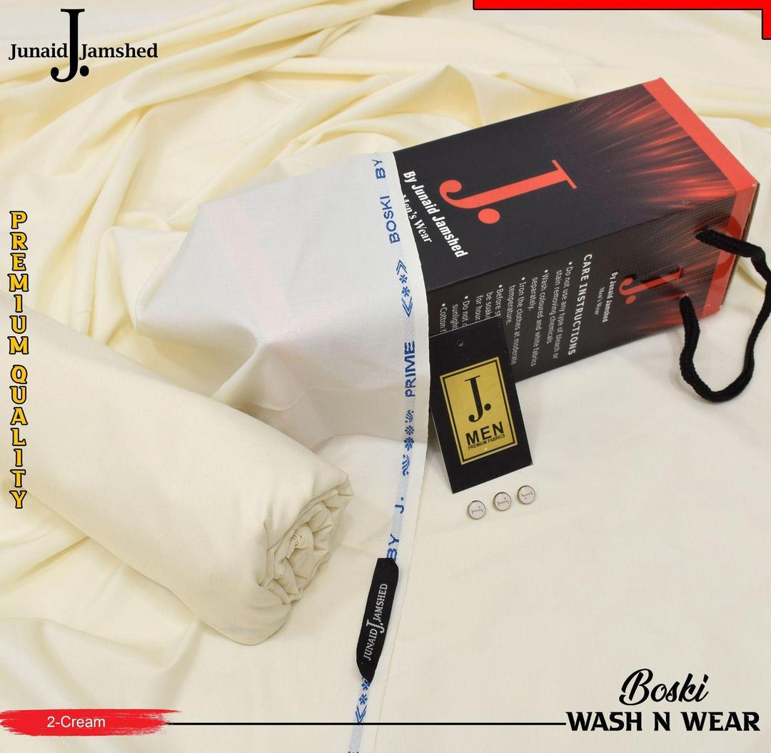 Men’s Unstitched Wash And Wear Plain Suit