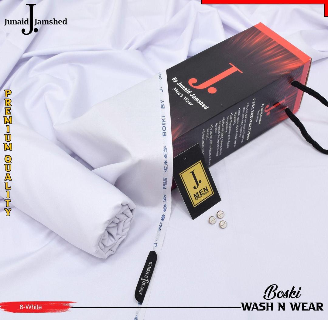 Men’s Unstitched Wash And Wear Plain Suit