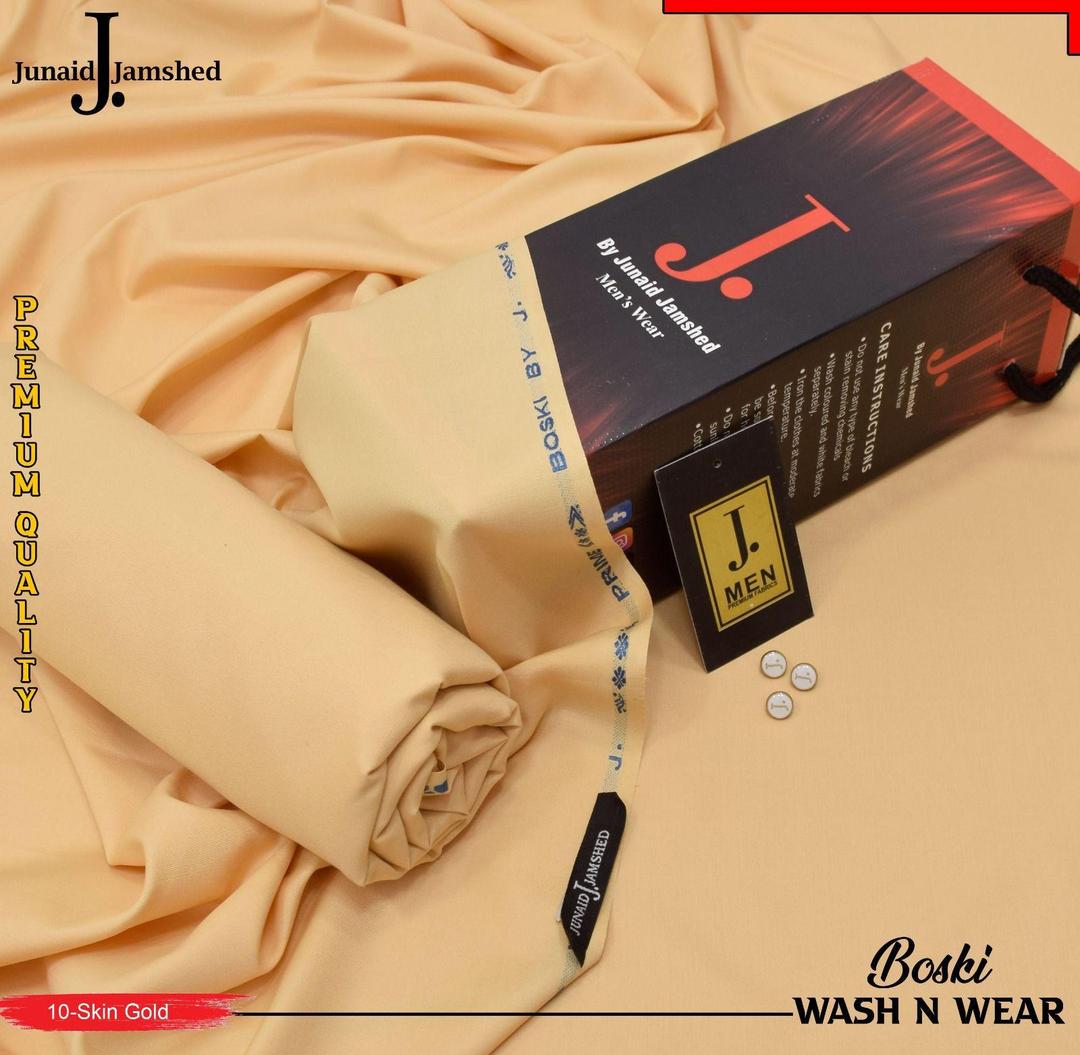 Men’s Unstitched Wash And Wear Plain Suit