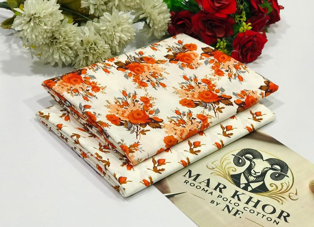 2 Pcs Women's Unstitched Printed Suit